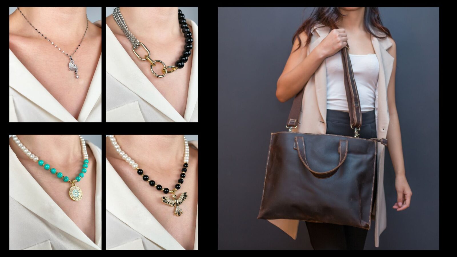Necklace and Shoulder Bag Pairing 5 Styling Ideas